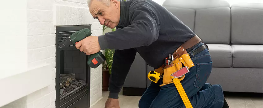 New Indoor Fireplace Installation in East Massapequa, New York