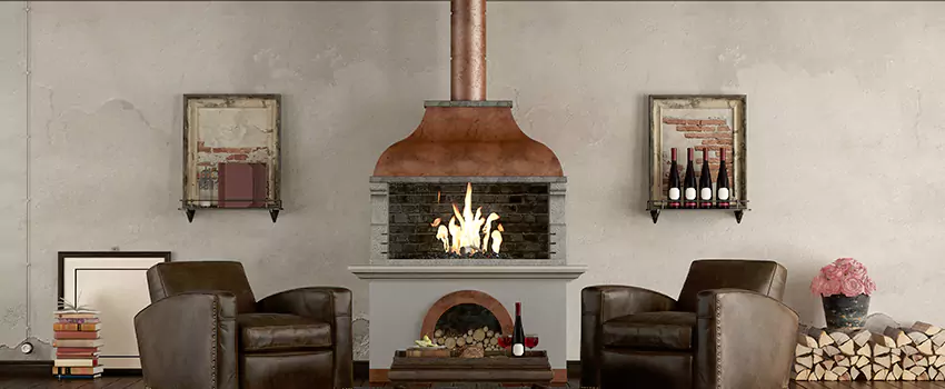 Thelin Hearth Products Providence Pellet Insert Fireplace Installation in East Massapequa, NY