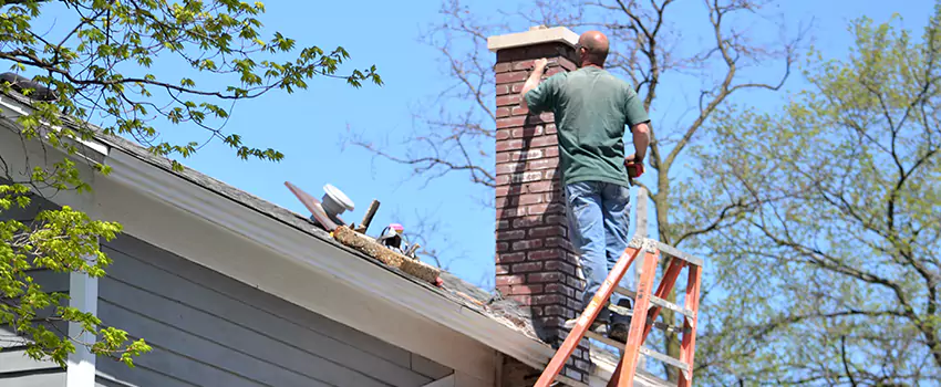 Vinyl and PVC Chimney Flashing Installation in East Massapequa, NY