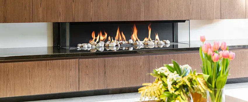Double-height Fireplace Design Refurbishment in East Massapequa, New York
